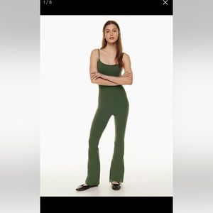 Aritzia Divnity kick Flare Jumpsuit